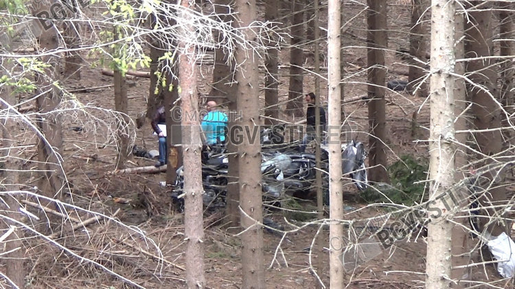  Колата на Димитър е летяла почти сто метра през дърветата 