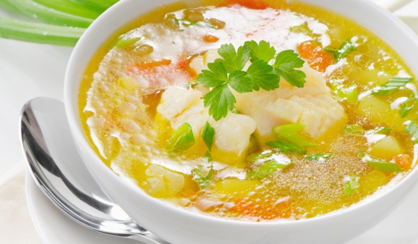Картофена супа със зимен букет