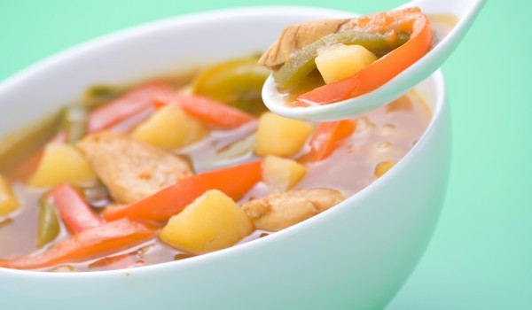 Френска зеленчукова супа със сметана