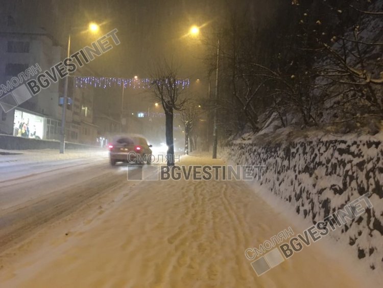 Само с вериги в цялата Смолянска област, без ремаркета  и полуремаркета