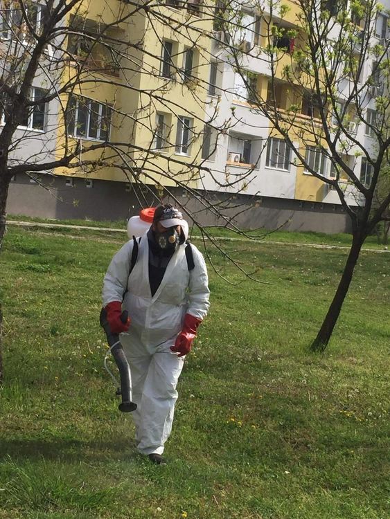 Пръскането срещу кърлежи продължава в центъра и "Орфей"
