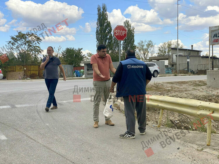Кметът на Димитровград се опита да арестува шофьор на 40-тонен камион в нарушение, водачът избяга