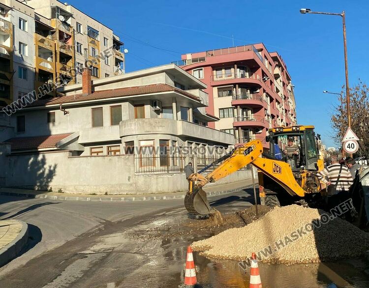 Ще има подмяна на водопровода в четири точки на Хасково