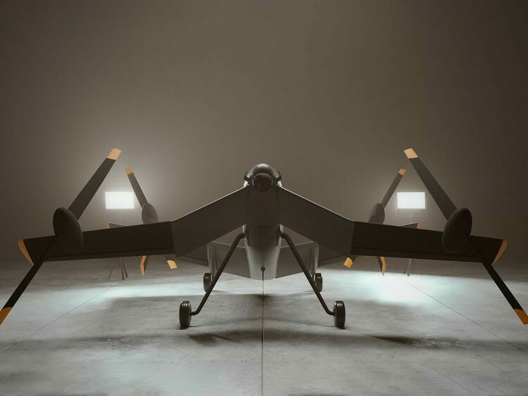 Представиха дрон изтребител с вертикално излитане