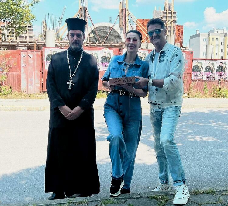 Катя и Здравко от дует “Ритон“ се включиха в благотворителната кампания за строежа на църквата „Св.Иван Рилски"